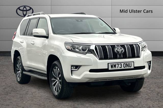 Toyota Land Cruiser 2.8 D-4D 204 Invincible 5dr Auto 7 Seats Estate Diesel WHITE