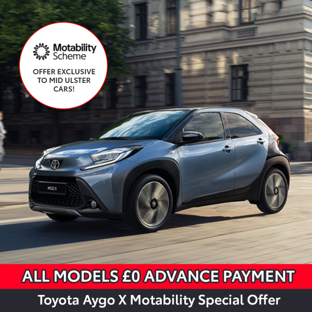 Toyota Aygo X Motability Exclusive Offer Motability Offer